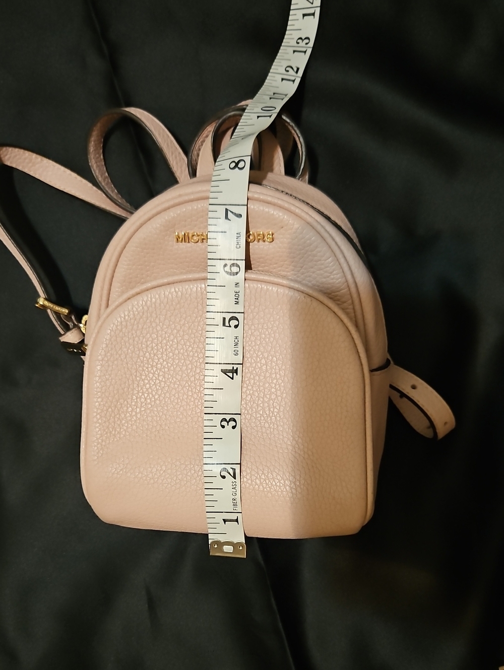Michael Kors Blush Pink Pebbled Leather Mini Backpack EUC - Picture 16 of 16